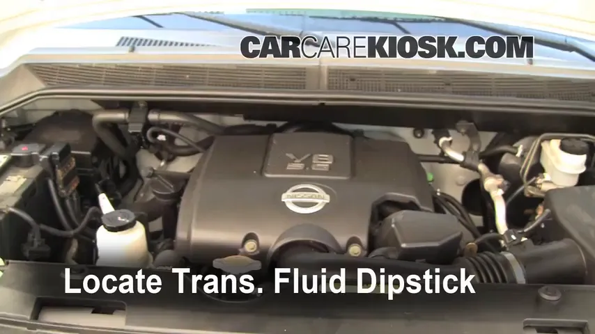 2007 Nissan Titan SE 5.6L V8 Crew Cab Pickup Transmission Fluid Add Fluid